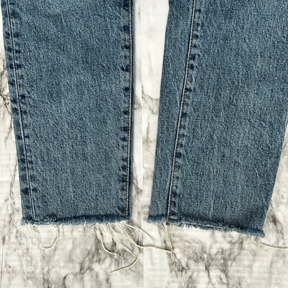 Free People We The Free | size 27 distressed skinny jeans high rise 5 button fly - Picture 8 of 16